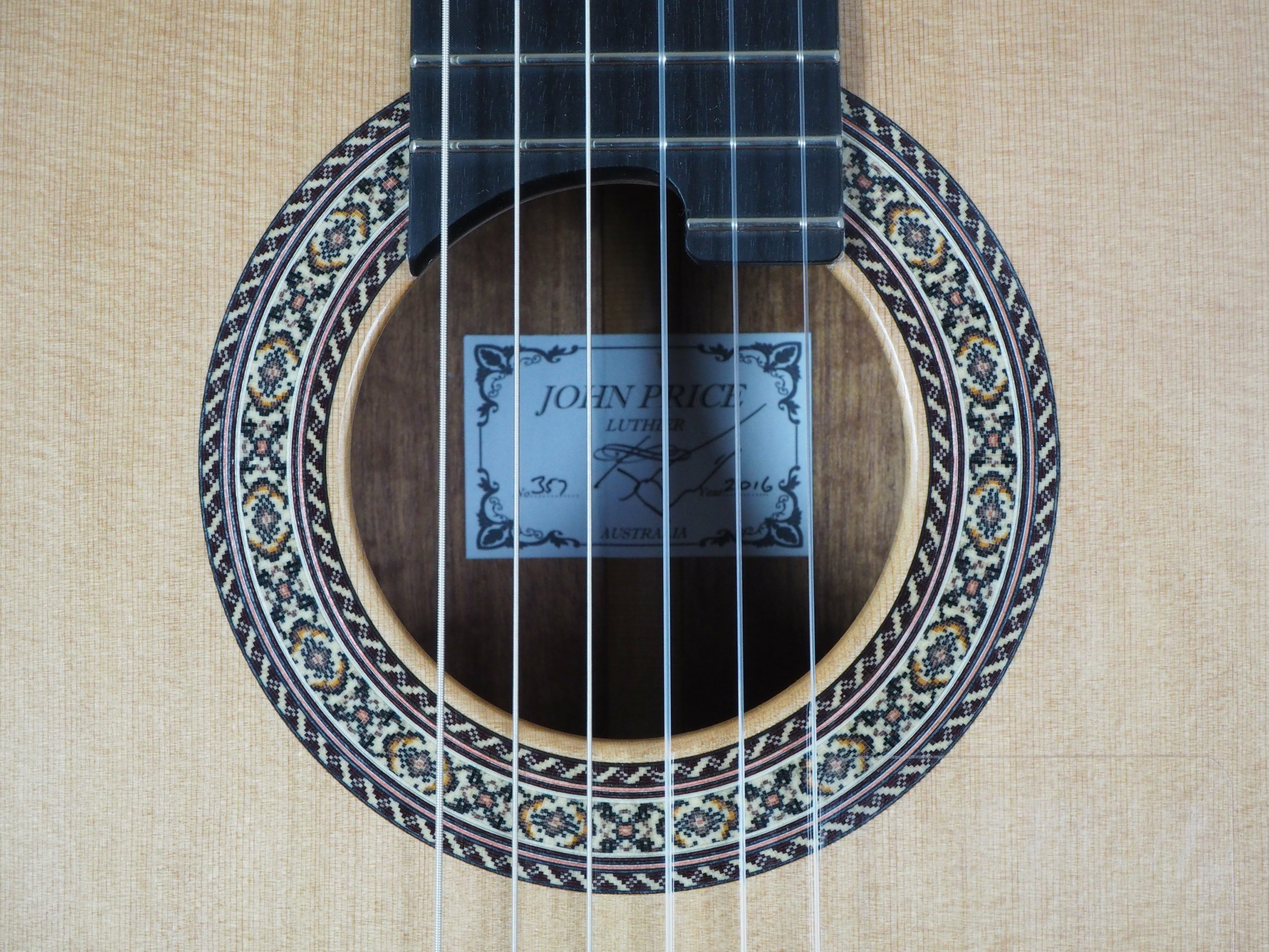 John Price Konzert gitarre Meistergitarre Meistergitarre gitarrenbauer lattice