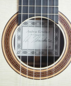 Andreas Krischner Klassische gitarre doubletop gitarrenbauer