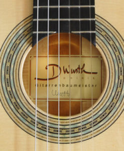 Alternative view of Dominik Wurth Antonio Torres Replica FE17 Meistergitarre