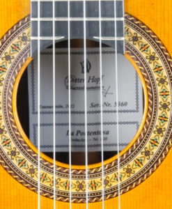 Alternative view of Gitarrenbauer Dieter Hopf Portentosa Evolucion 2022 Nr 5360