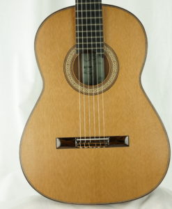 Gitarrenbauer O'Leary guitars Meistergitarre face
