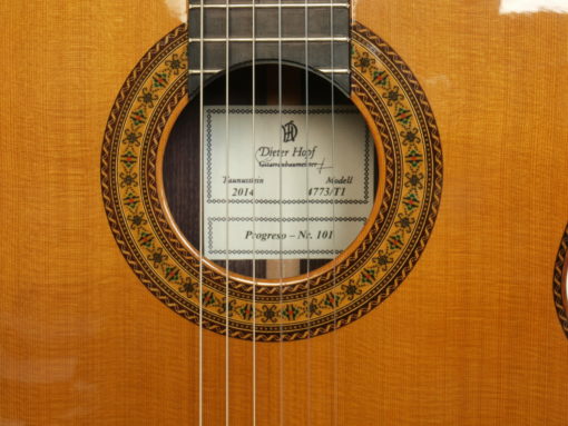 Klassische gitarre Dieter hopf doubletop Progresso