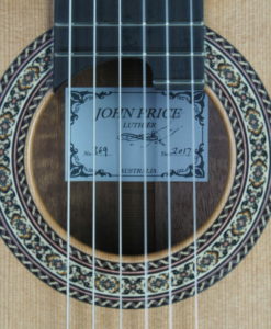 gitarrenbauer John Price Klassische gitarre