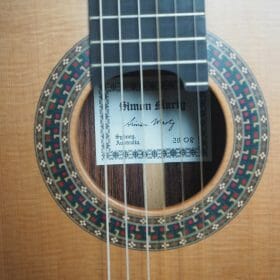 Robin Moyes gitarrenbauer klassische gitarre beleistung radial à la Simon Marty